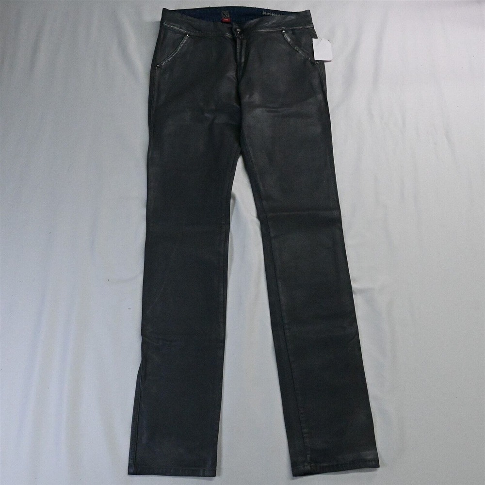 NEW Chick by Nicky Hilton Fits 29 Coated‎ Gray Stretch Skinny Jeans